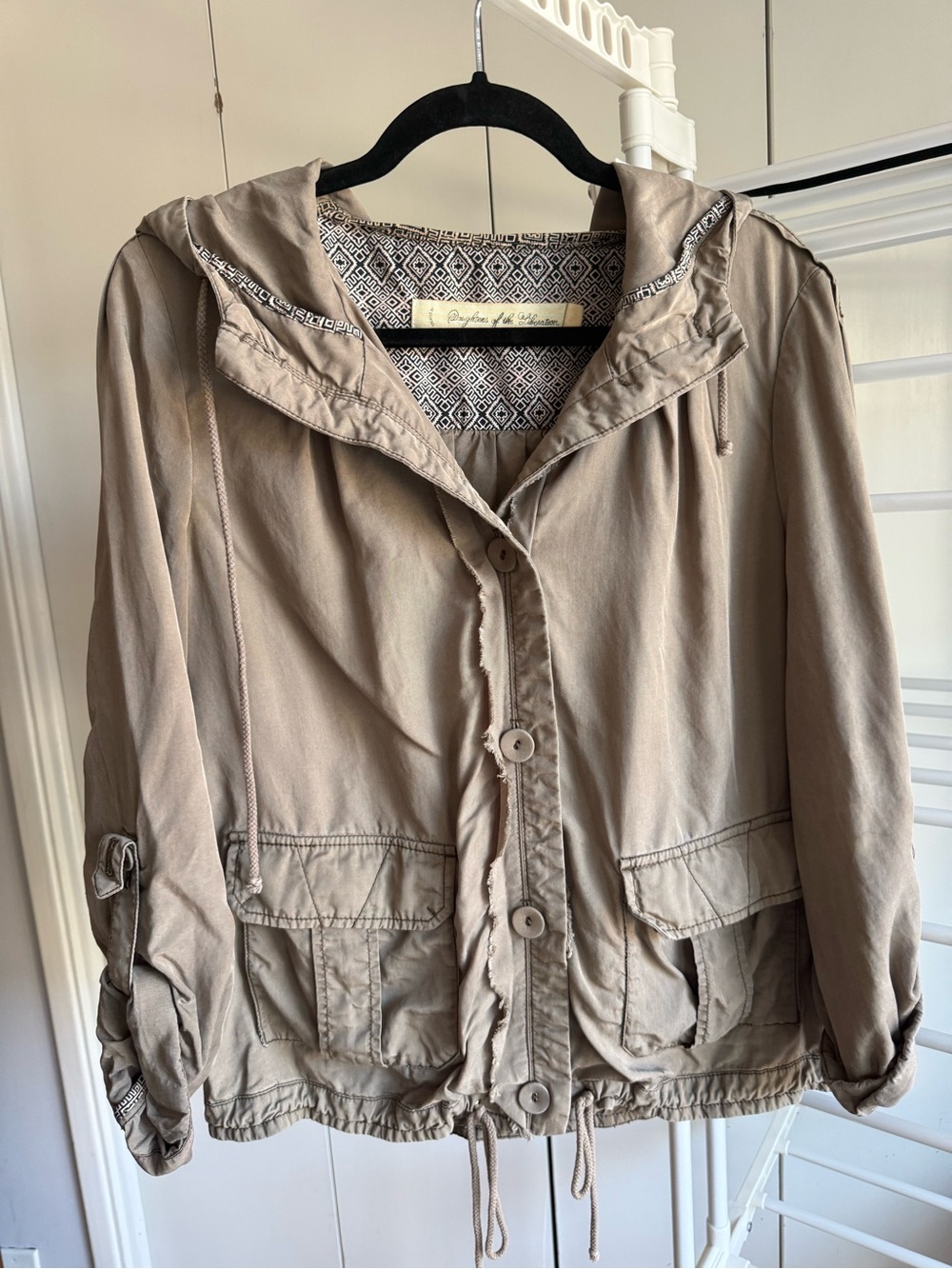 Anthropologie Daughters of the Liberation light jacket